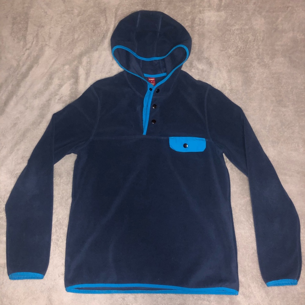 Fleece pullover hoodie